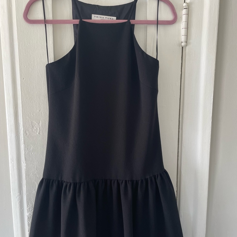 Trina Turk Flare/Flapper Crepe Dress